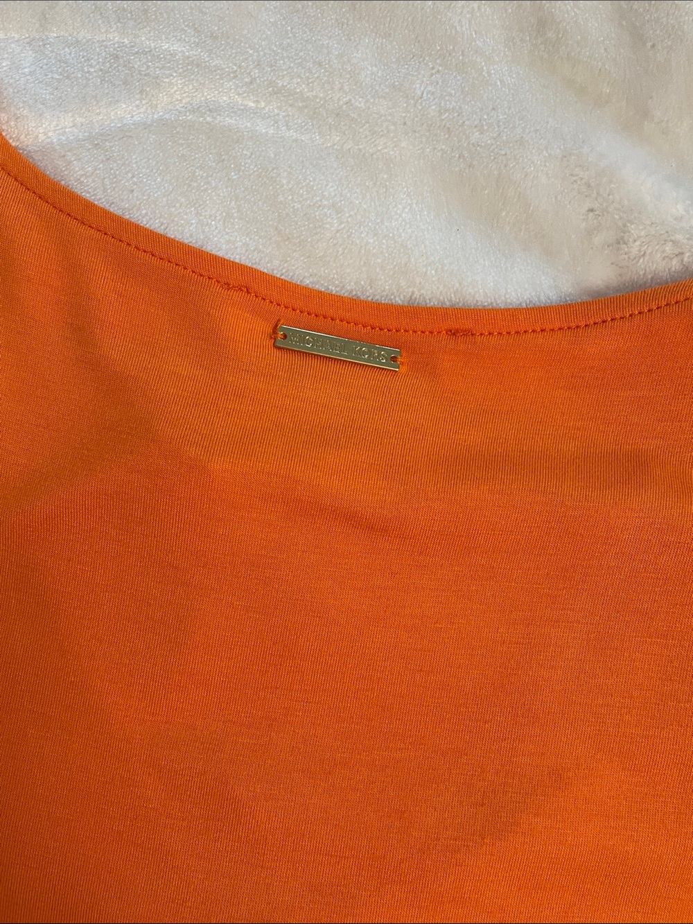 Michael Kors V-Neck Ruffle Tunic Top - Picture 9 of 10